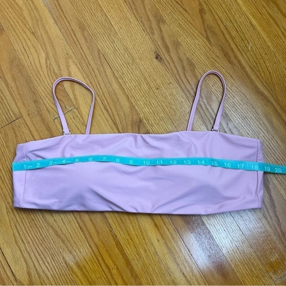 NWT Madewell Second Wave Spaghetti-Strap‎ Bandeau Bikini Top